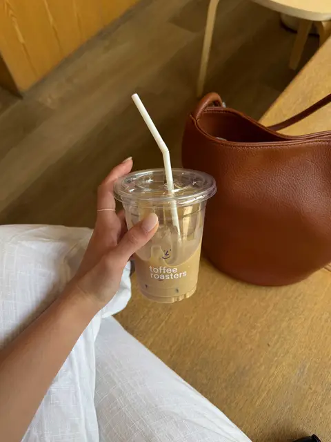 Coffee and matcha on a table