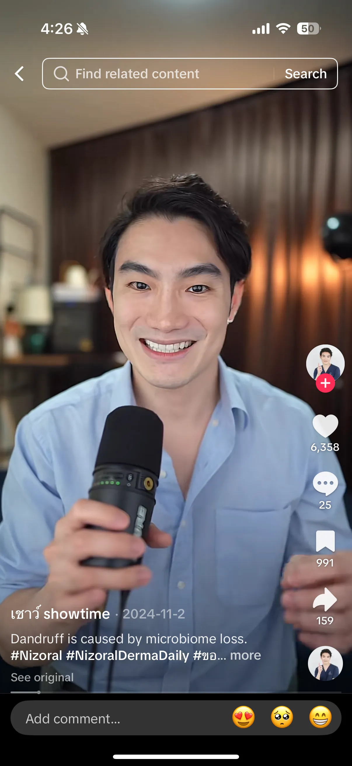 TikTok video by @chow_chowwanid featuring Nizoral